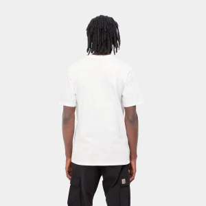 Cheap Carhartt WIP S/S Script T-Shirt White / Black