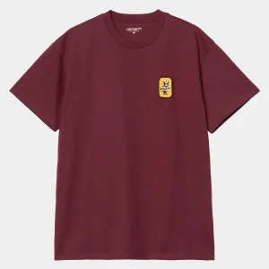 New Carhartt WIP S/S Signal T-Shirt Malbec