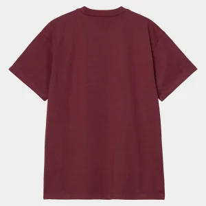 New Carhartt WIP S/S Signal T-Shirt Malbec