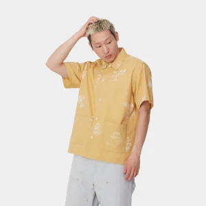 Online Carhartt WIP S/S Stamp Shirt Stamp Print, Bourbon