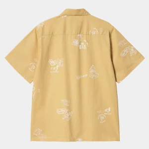 Online Carhartt WIP S/S Stamp Shirt Stamp Print, Bourbon