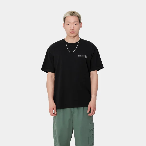 Best Sale Carhartt WIP S/S Stamp T-Shirt Black / White