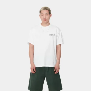 Best Carhartt WIP S/S Stamp T-Shirt White / Black