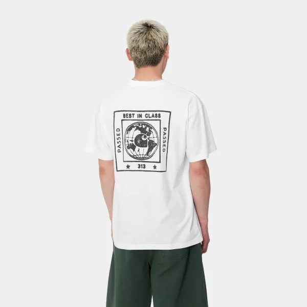 Best Carhartt WIP S/S Stamp T-Shirt White / Black