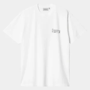 Best Carhartt WIP S/S Stamp T-Shirt White / Black