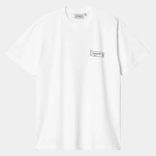 Best Carhartt WIP S/S Stamp T-Shirt White / Black