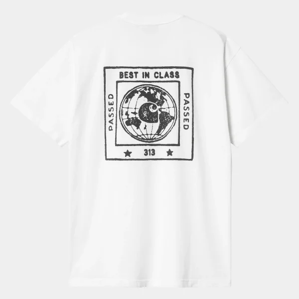 Best Carhartt WIP S/S Stamp T-Shirt White / Black