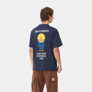 Best Sale Carhartt WIP S/S Sumimasen T-Shirt Air Force Blue