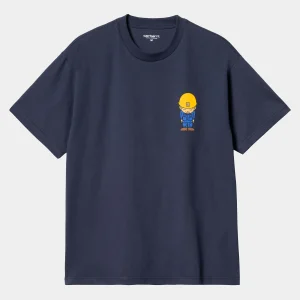 Best Sale Carhartt WIP S/S Sumimasen T-Shirt Air Force Blue