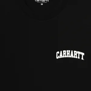 Best Carhartt WIP S/S University Script T-Shirt Black / White