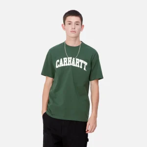 Cheap Carhartt WIP S/S University T-Shirt Sycamore Tree / White