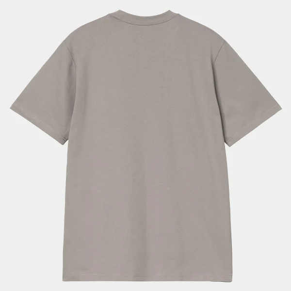 Flash Sale Carhartt WIP S/S University T-Shirt Misty Grey / White