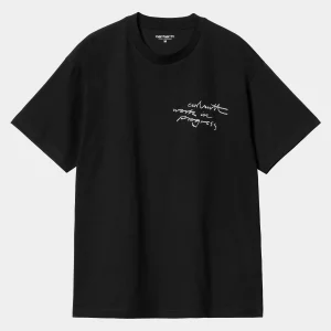 Cheap Carhartt WIP S/S WIP Pencil T-Shirt Black / White