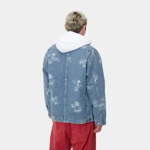 Hot Carhartt WIP Stamp Jacket Stamp Print, Blue