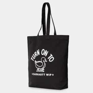 Clearance Carhartt WIP Stamp Tote Black / White