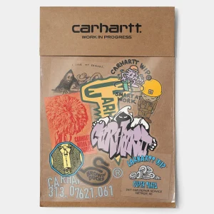 New Carhartt WIP Sticker Bag (10 Pack) Multicolor (FW24)