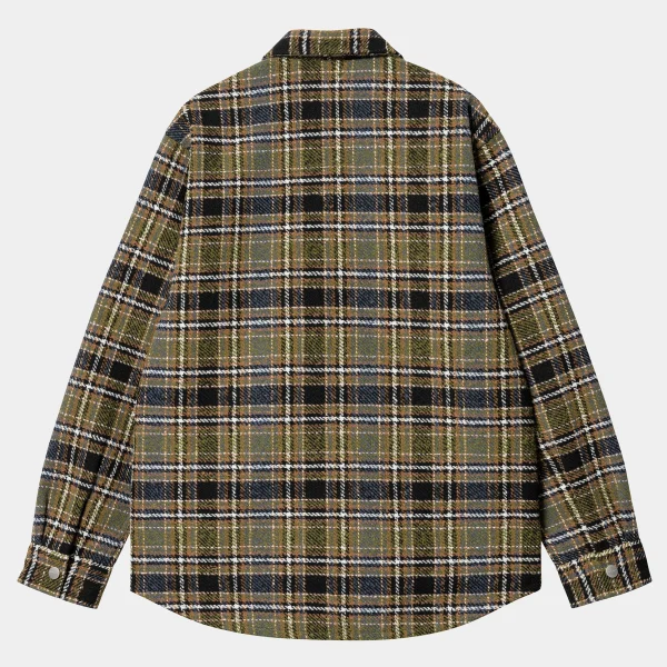 Best Sale Carhartt WIP Stroy Shirt Jac Stroy Check, Black