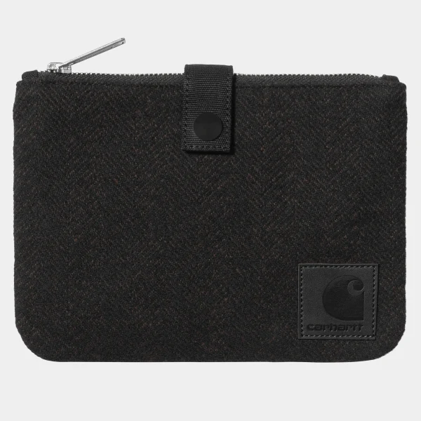 Sale Carhartt WIP Truman Zip Wallet Chocolate / Black