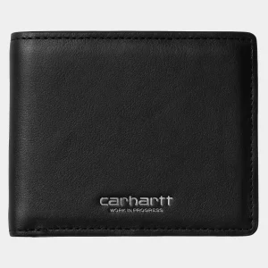 Best Carhartt WIP Vegas Billfold Wallet Black / Silver