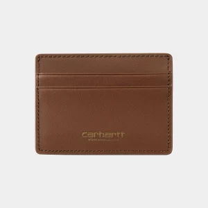 Fashion Carhartt WIP Vegas Cardholder Cognac / Gold