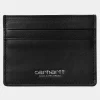 Shop Carhartt WIP Vegas Cardholder Black / Silver