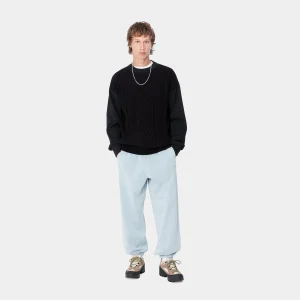 Clearance Carhartt WIP Vista Grand Sweat Pant Dusty Ice