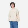 Store Carhartt WIP W' American Script High Neck Sweatshirt Moonbeam