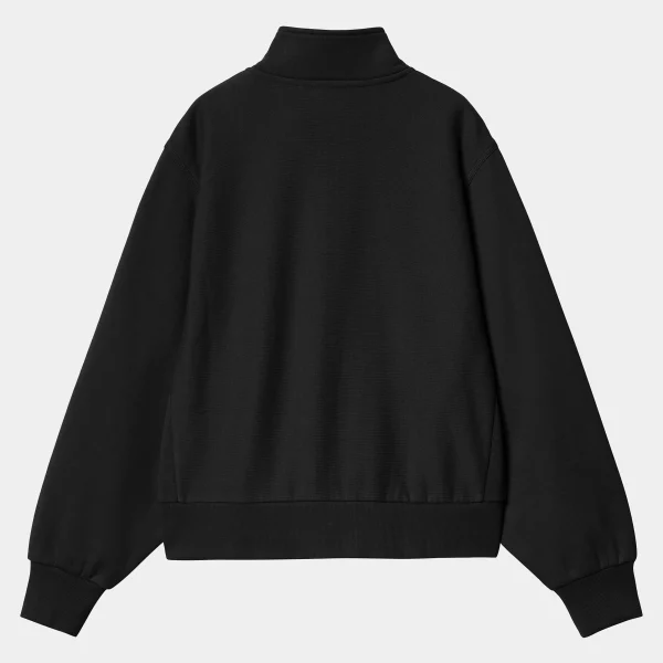 Shop Carhartt WIP W' American Script High Neck Sweatshirt Black