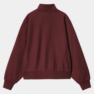 Best Carhartt WIP W' American Script High Neck Sweatshirt Malbec