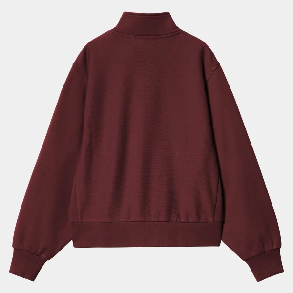 Best Carhartt WIP W' American Script High Neck Sweatshirt Malbec