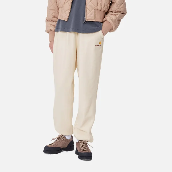 Hot Carhartt WIP W' American Script Sweat Pant Moonbeam