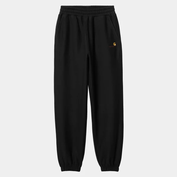 Hot Carhartt WIP W' American Script Sweat Pant Black