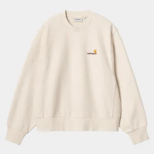 Best Carhartt WIP W' American Script Sweatshirt Moonbeam