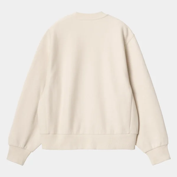 Best Carhartt WIP W' American Script Sweatshirt Moonbeam