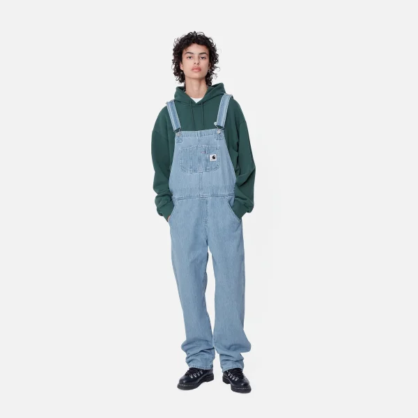 Clearance Carhartt WIP W' Bib Overall Straight Blue