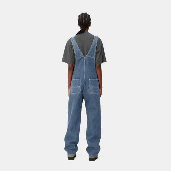 New Carhartt WIP W' Bib Overall Straight Blue