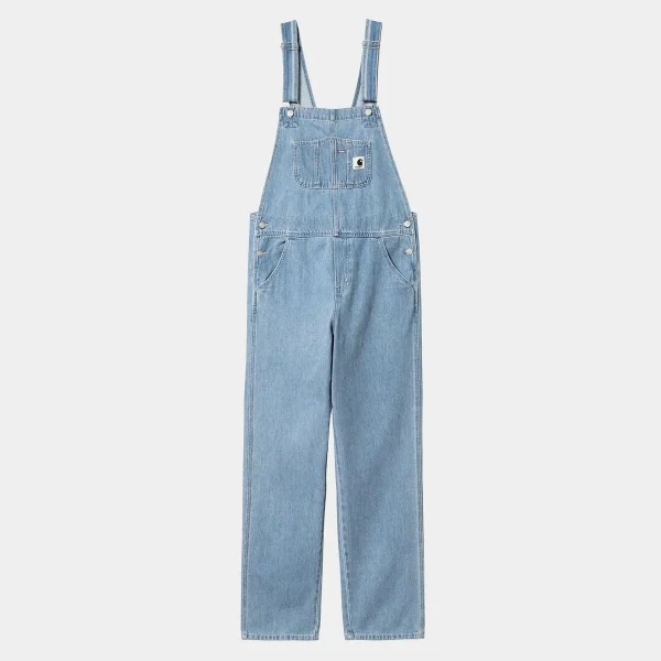 Clearance Carhartt WIP W' Bib Overall Straight Blue