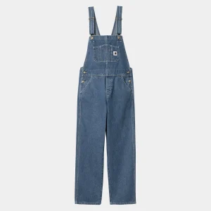 New Carhartt WIP W' Bib Overall Straight Blue