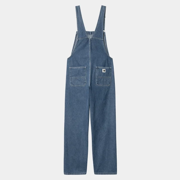 New Carhartt WIP W' Bib Overall Straight Blue