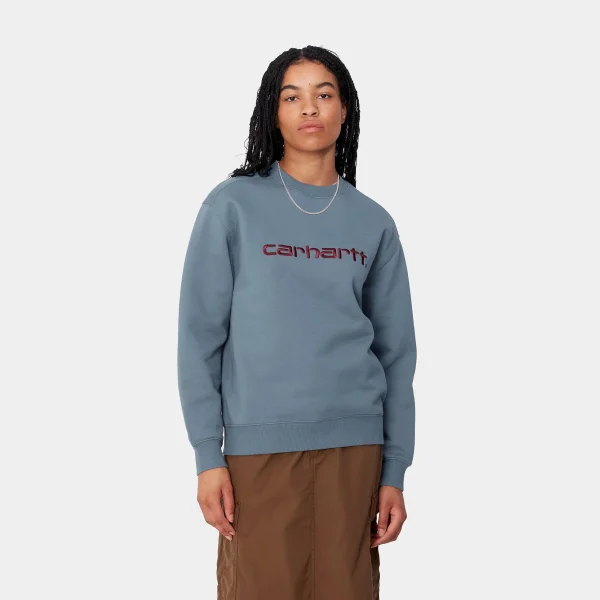 Flash Sale Carhartt WIP W' Carhartt Sweatshirt Positano / Malbec