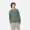 Hot Carhartt WIP W' Carhartt Sweatshirt Duck Green / Aura