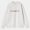 Cheap Carhartt WIP W' Carhartt Sweatshirt Ash Heather / Dusty Rose