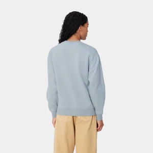 Cheap Carhartt WIP W' Carhartt Sweatshirt Misty Sky / White