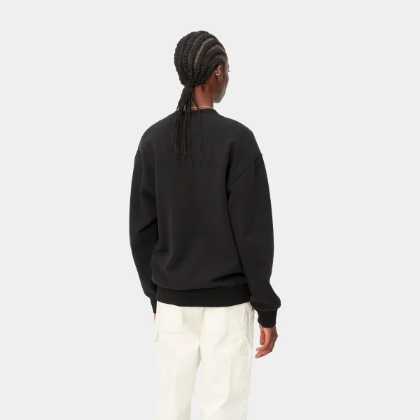 Best Sale Carhartt WIP W' Carhartt Sweatshirt Black / White