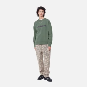 Hot Carhartt WIP W' Carhartt Sweatshirt Duck Green / Aura