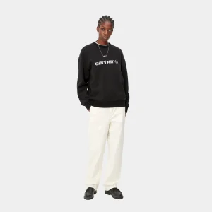 Best Sale Carhartt WIP W' Carhartt Sweatshirt Black / White