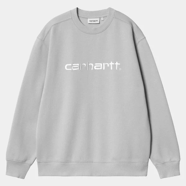 Hot Carhartt WIP W' Carhartt Sweatshirt Basalt / White