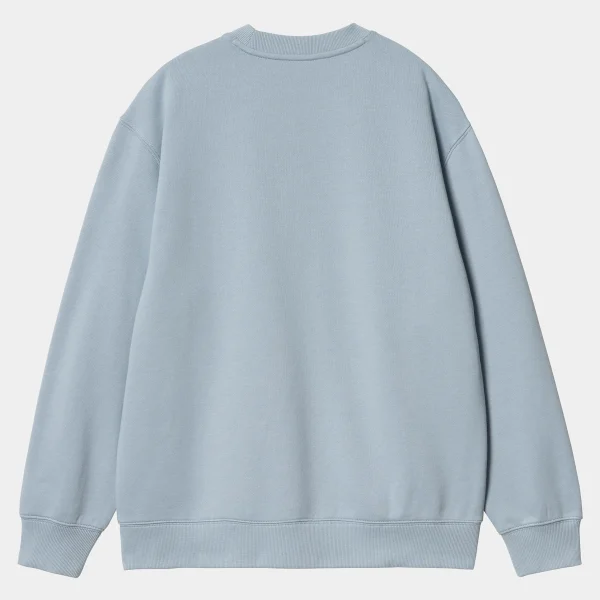 Cheap Carhartt WIP W' Carhartt Sweatshirt Misty Sky / White