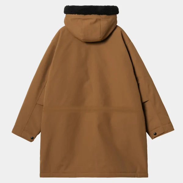 Cheap Carhartt WIP W' Clarton Parka Hamilton Brown / Black