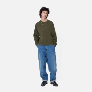 Fashion Carhartt WIP W' Colburn Sweat Office Green